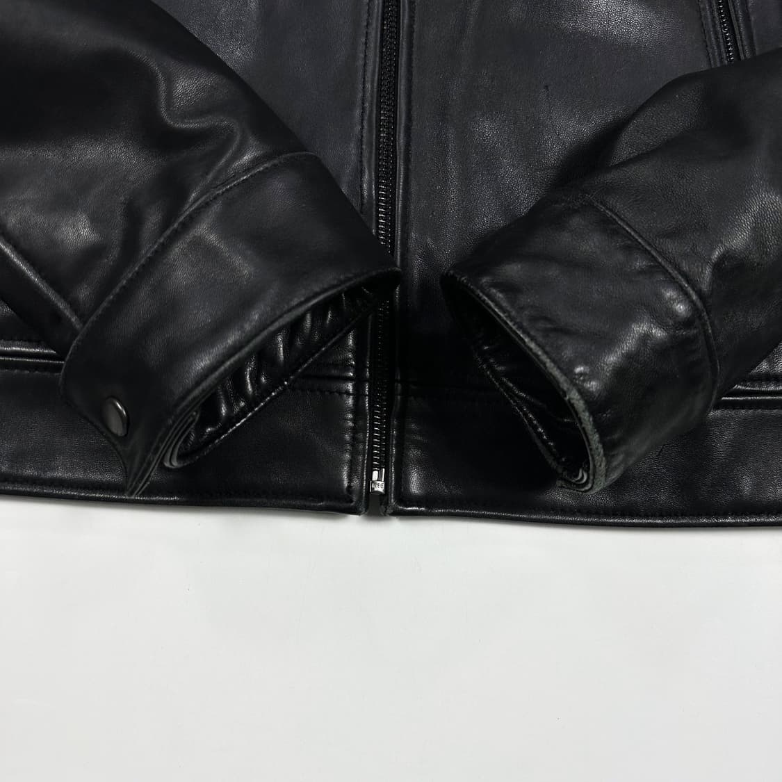 캘빈클라인 CK 클래식 레자 블랙 가죽자켓 (L) 상품이미지4