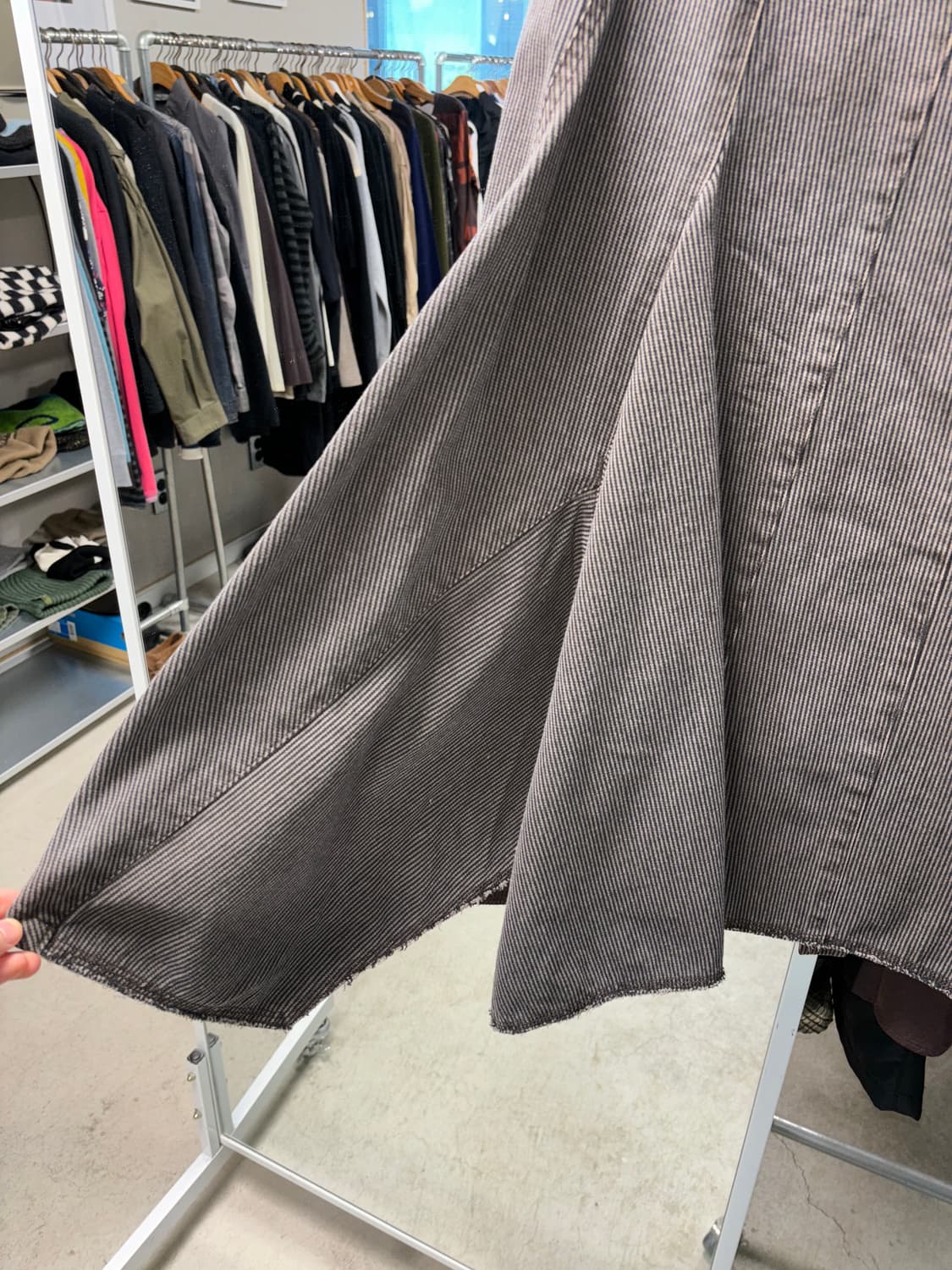 센소유니코 I+mu 스트라이프 스커트 상품이미지5