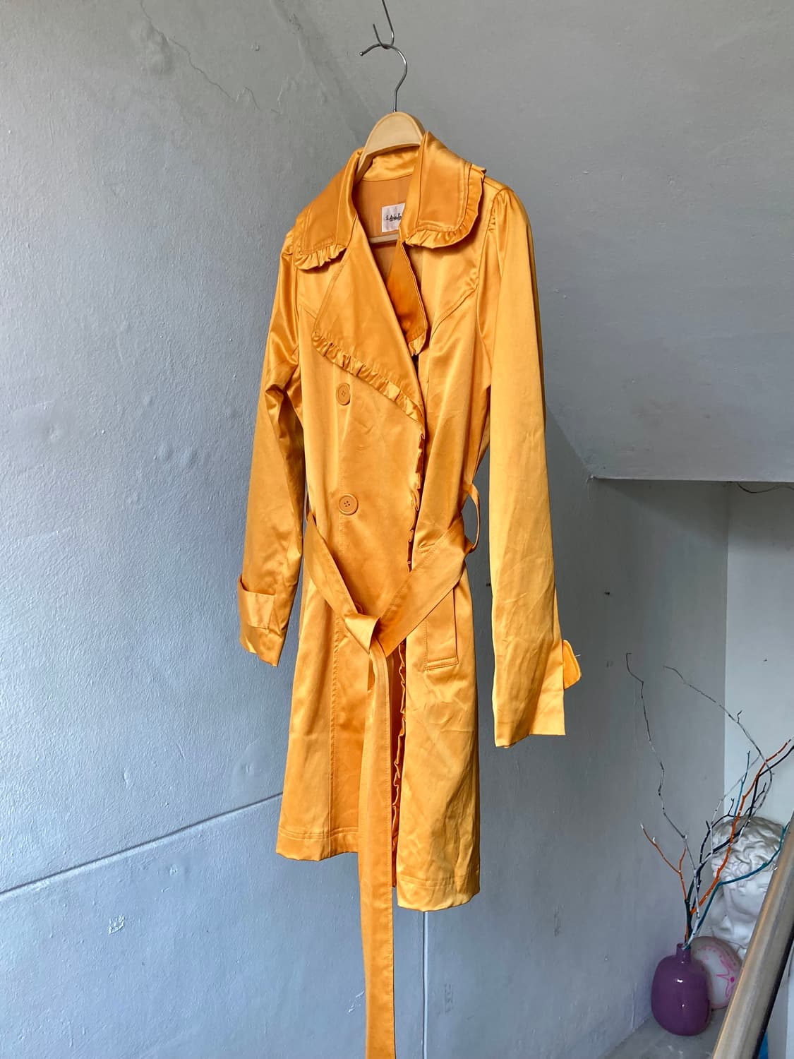 개나리 러플 코트•자켓 상품이미지3