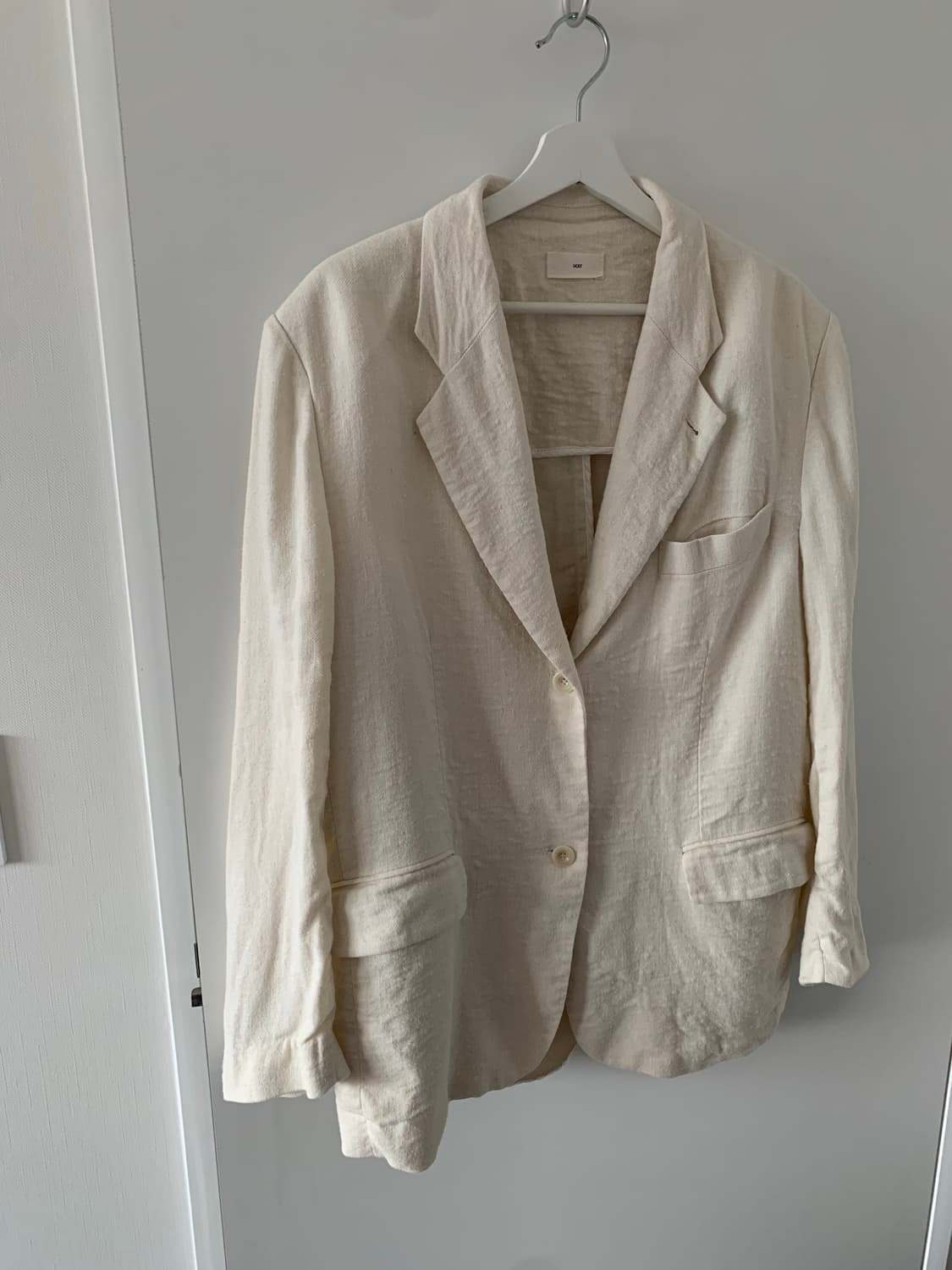 아이보리 린넨 자켓 상품이미지2