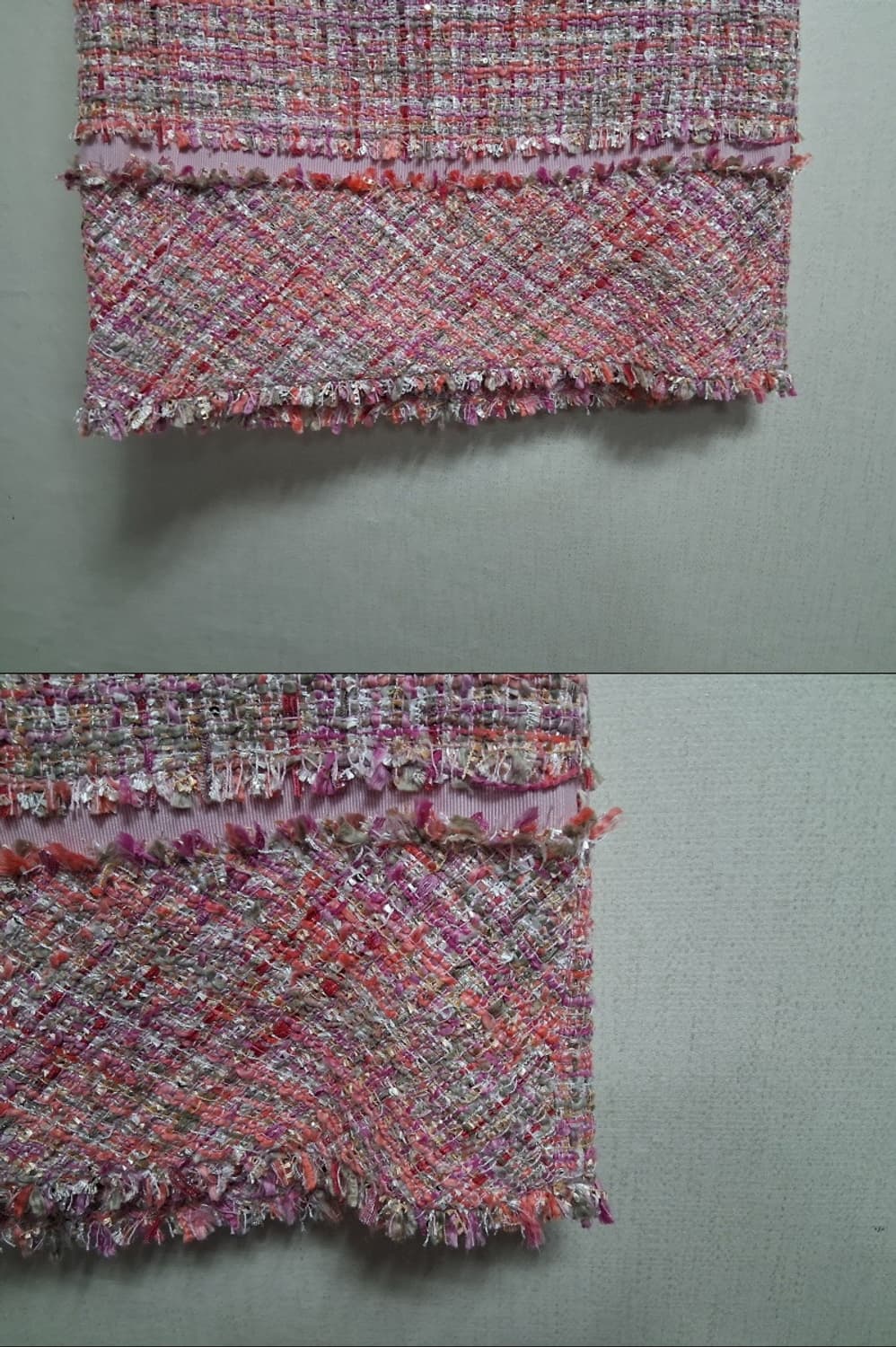 it MICHAA 잇 미샤 핑크 트위드모직 미니스커트 26 거의새거컨디션 상품이미지4