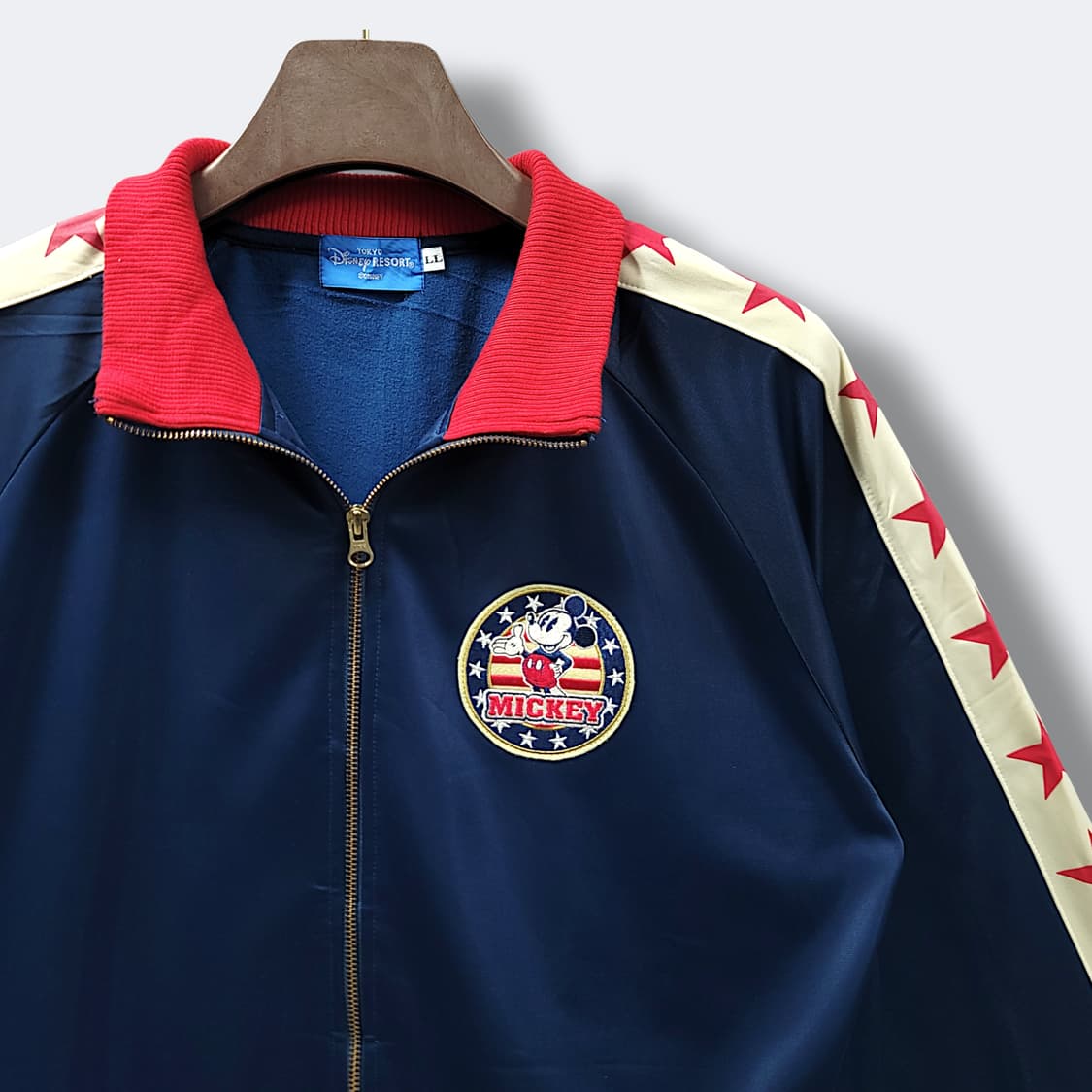 [XL] 디즈니도쿄 네이비 미키마우스 스타라인 트랙탑 져지 상품이미지4