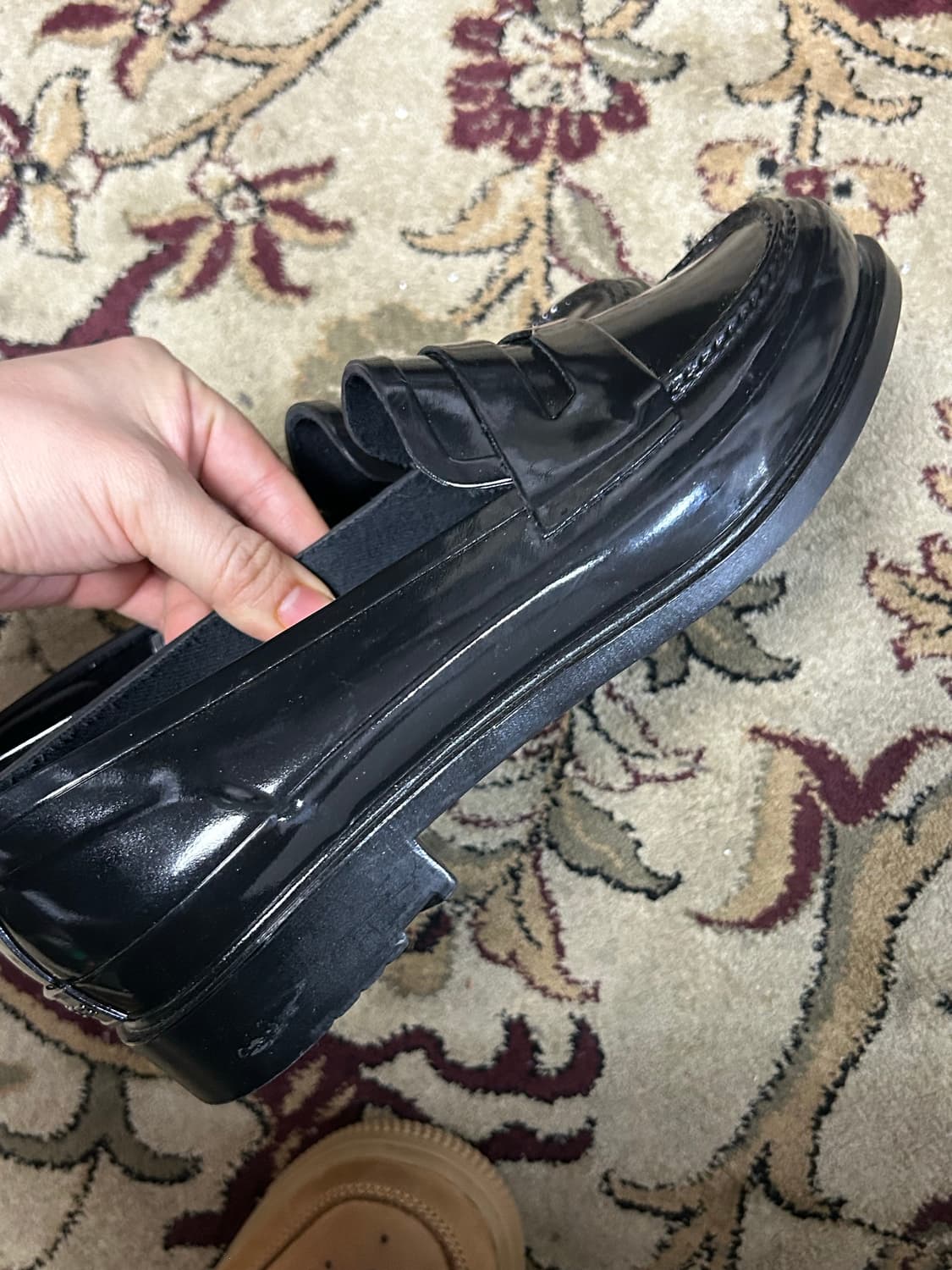 헌터 오리지널 페니 로퍼 블랙 235 상품이미지3