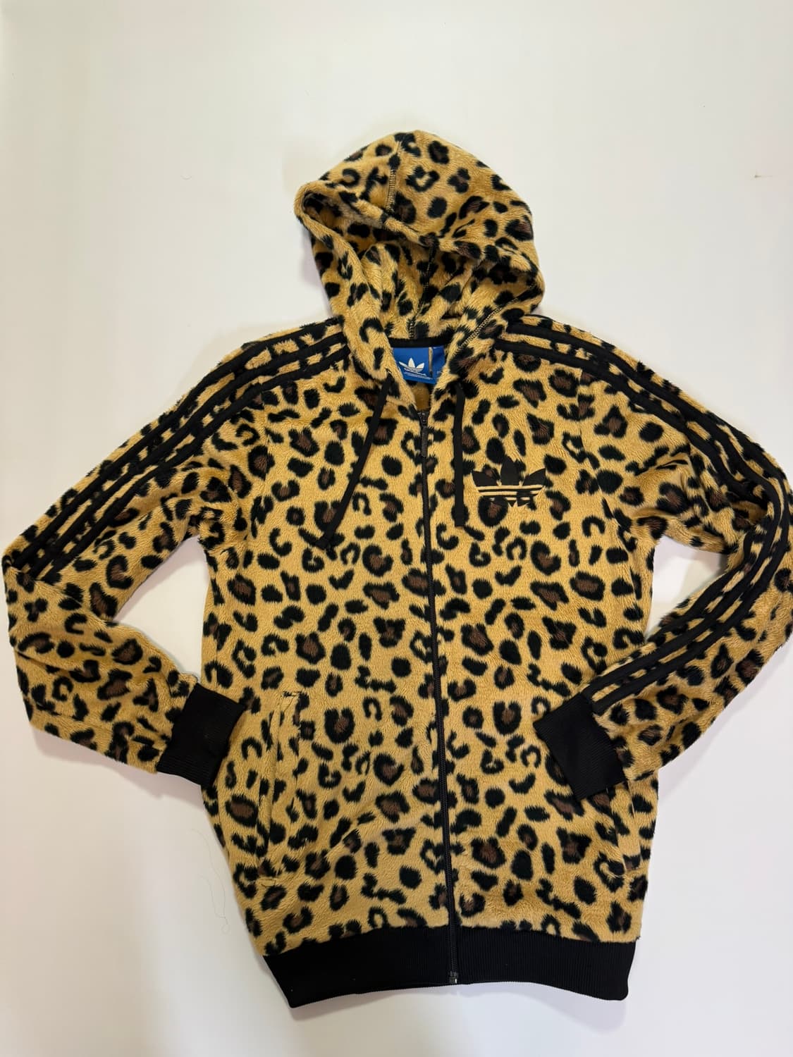아디다스 레오파드 후리스 후드집업(95사이즈) 상품이미지1