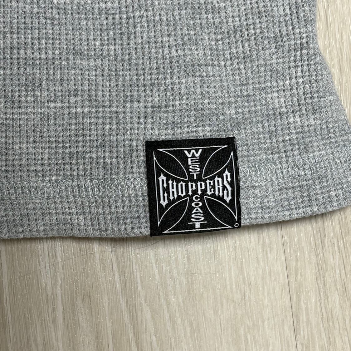 90s 웨스트 코스트 차퍼스 써멀 니트 그레이 상품이미지5