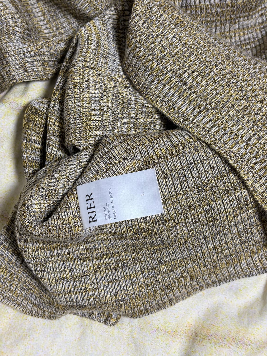 [L] rier 울 실크 숏 슬리브 상품이미지5