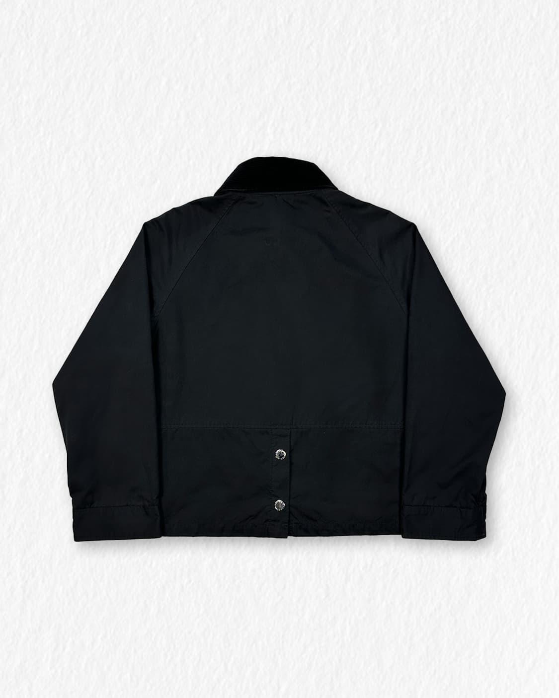 탑텐 코듀로이 카라 크롭 자켓 블랙 상품이미지2