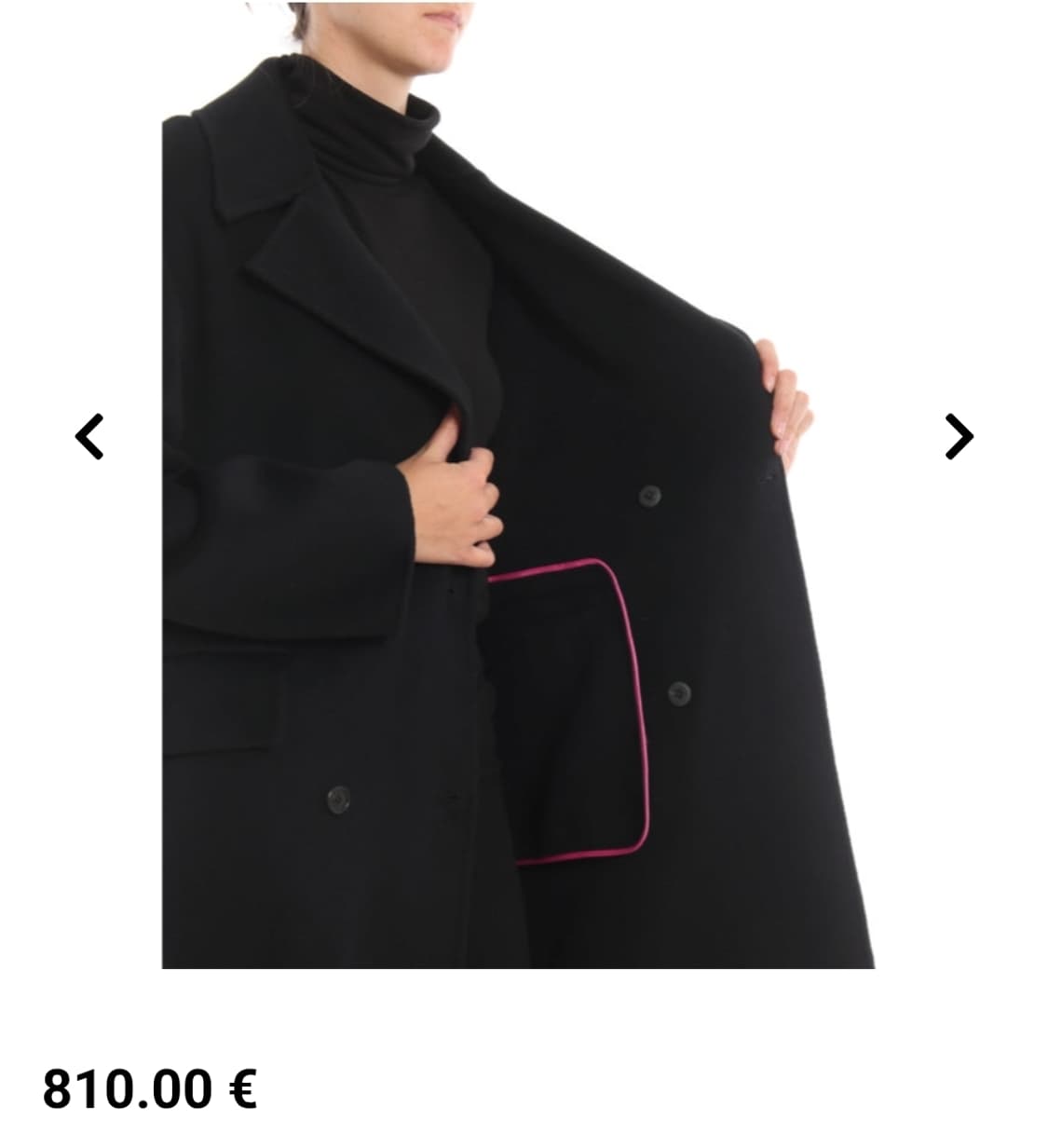 (택포) 겐조 매장판 캐시미어 30% 더블코트 36 B350 상품이미지3