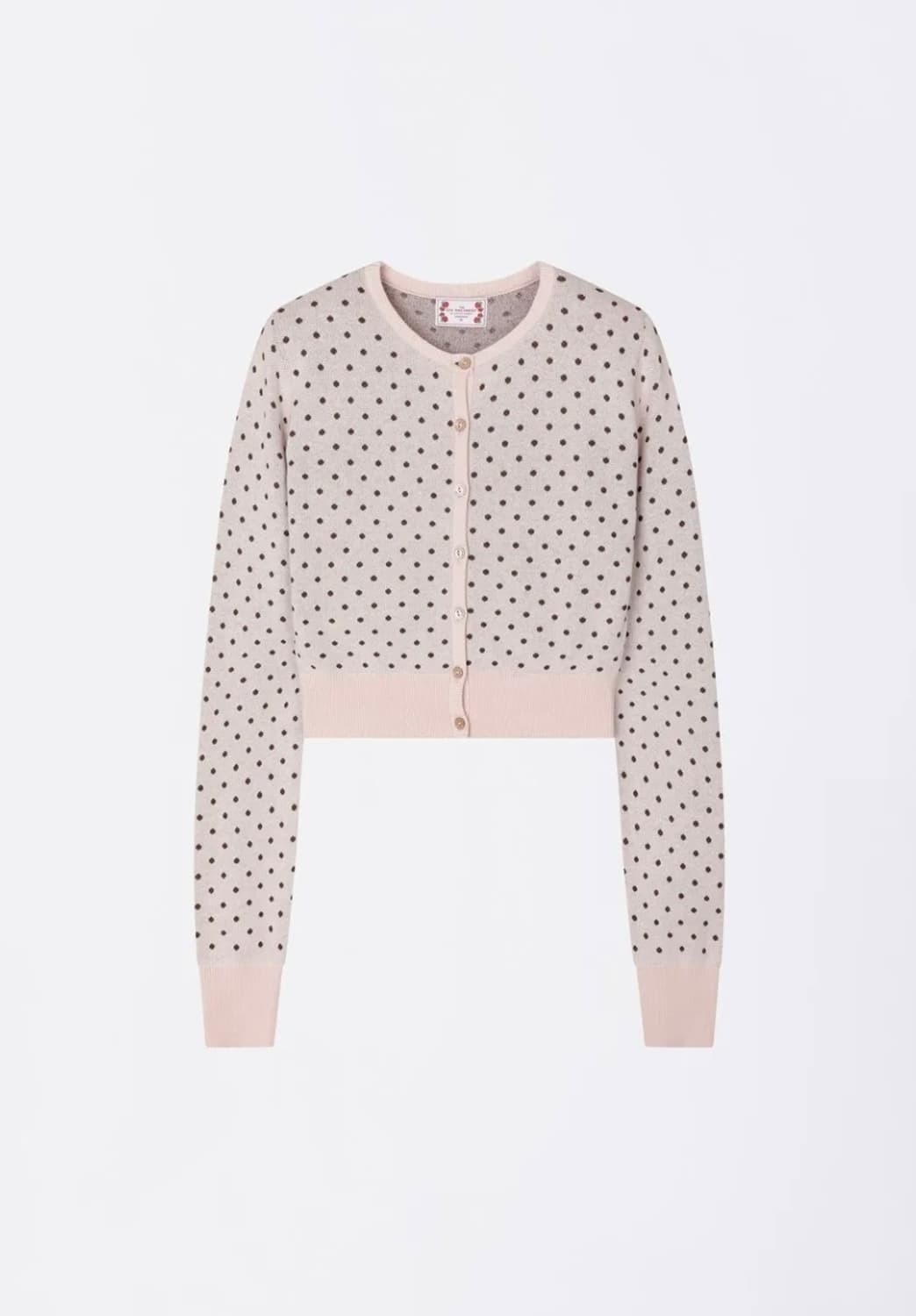 스컬프터 도트 가디건 상품이미지1