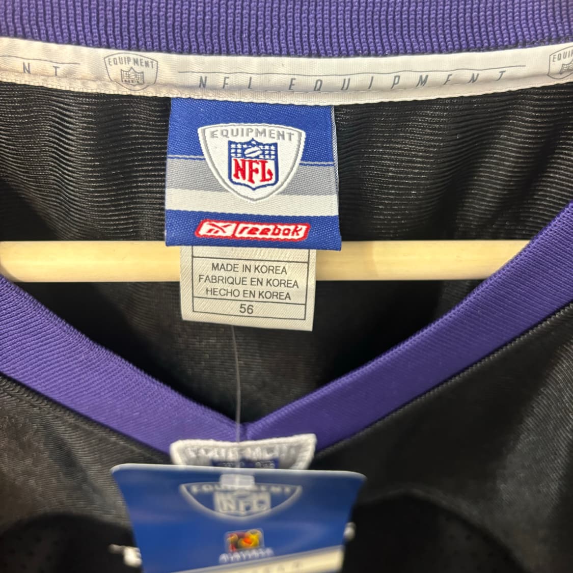 NFL X 리복 볼티모어 레이븐스 유니폼 져지 2XL 상품이미지7