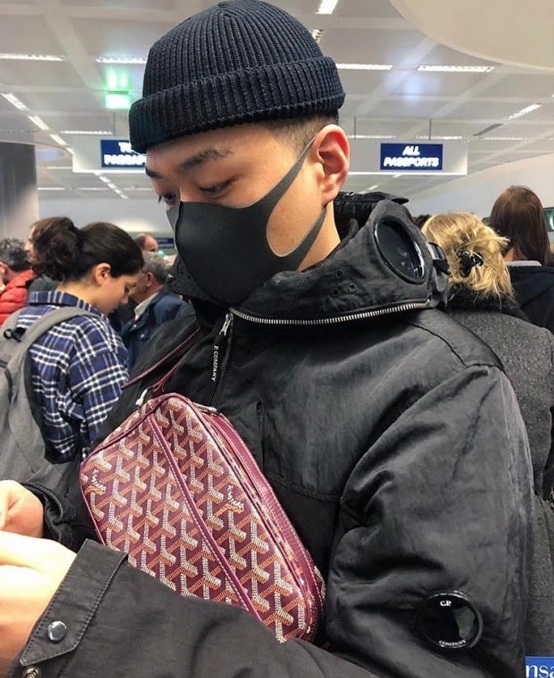 Cp컴퍼니 50fili 비와이 고글자켓 48(100) 블랙 상품이미지5