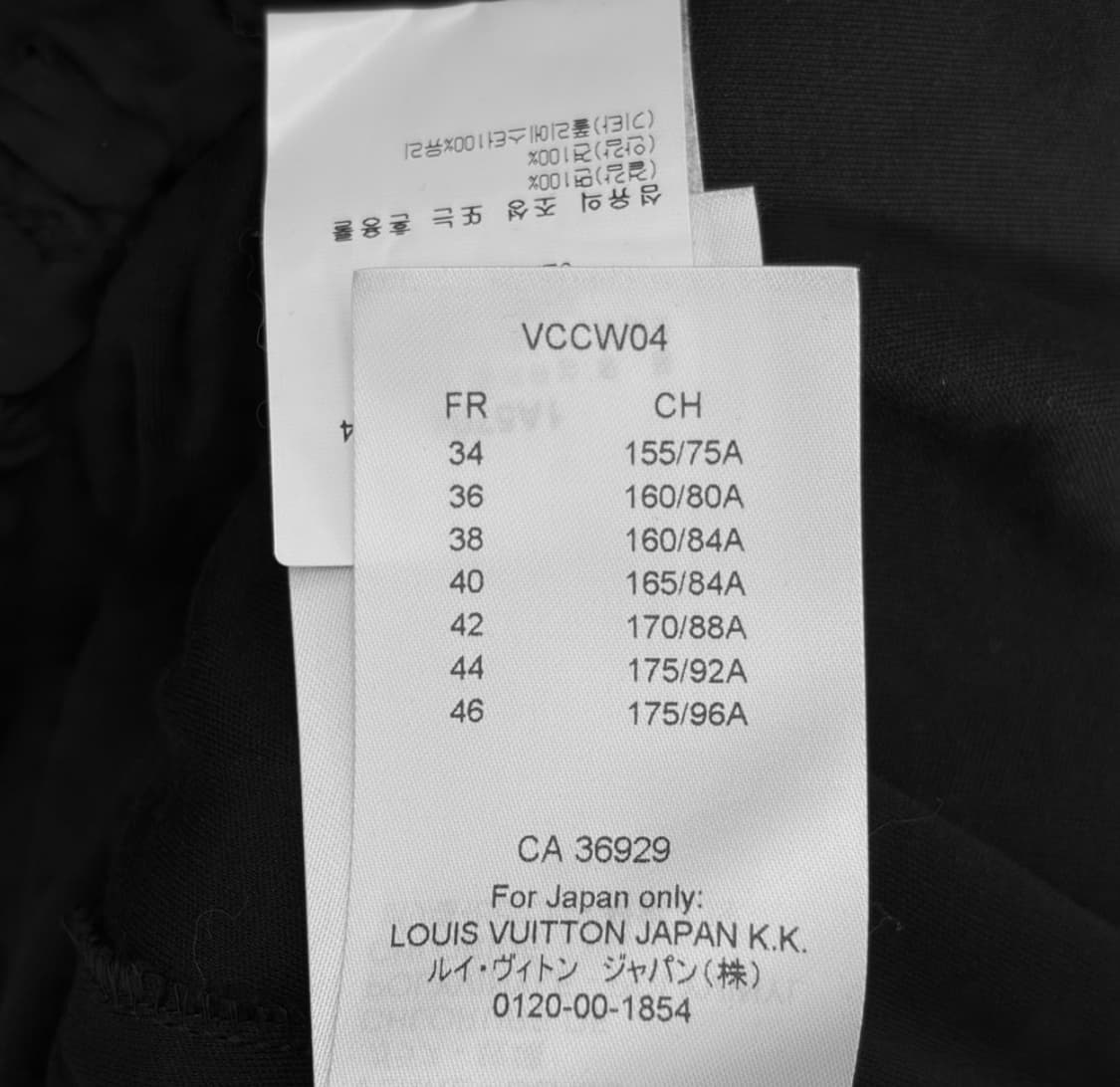 [34] 루이비통 여성 LV 크리스탈 로고 코튼 미니 원피스 드레스 블랙 상품이미지9