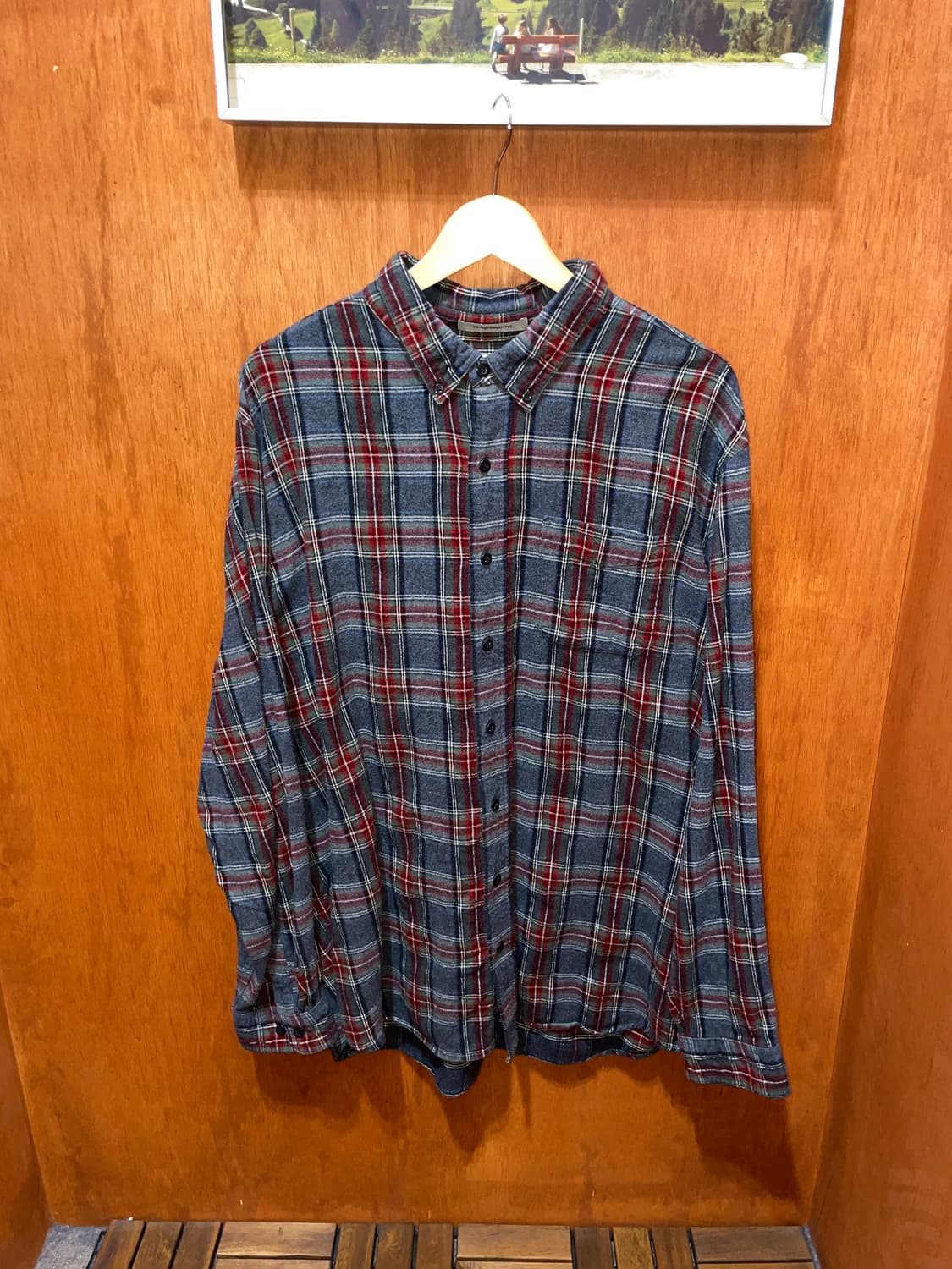 (XL) L.L.Bean 엘엘빈 플란넬 체크 셔츠  상품이미지3