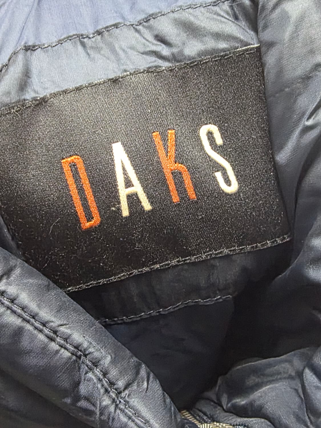 닥스 네이비 구스다운 패딩 95사이즈 (실측 66/54) 상품이미지3