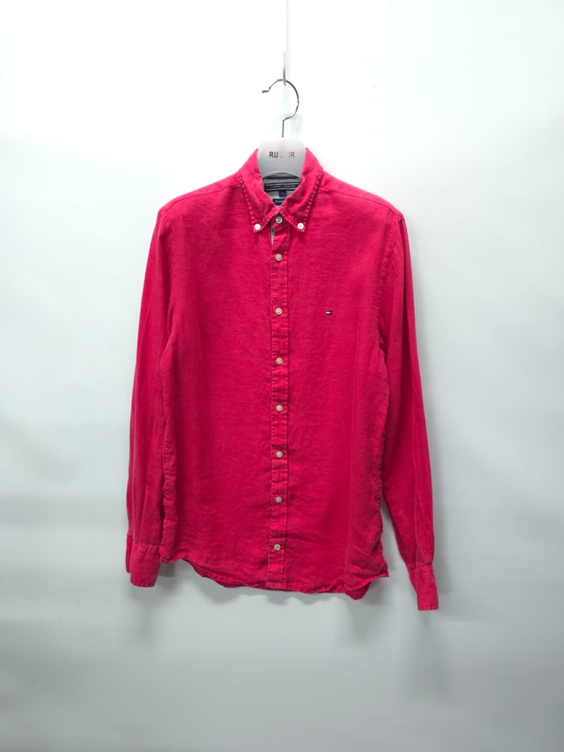 타미힐피거 프리미엄 린넨 셔츠 핫핑크 (~66반) 상품이미지1