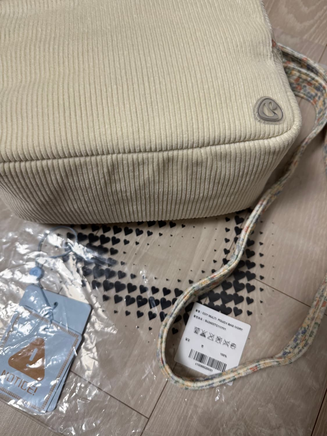 코이세이오 COYSEIO 코이 멀티 파우치 백 아이보리 상품이미지6