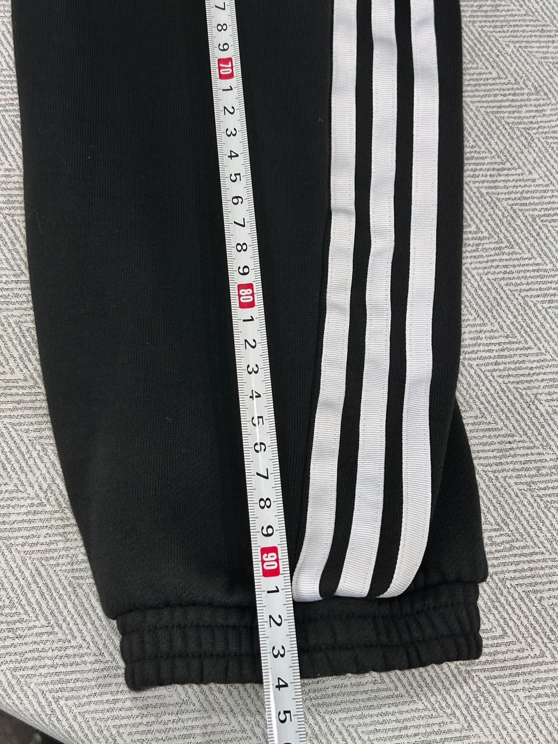 아디다스 트레포일 밴딩 조거 팬츠 L 삼선 블랙 상품이미지9