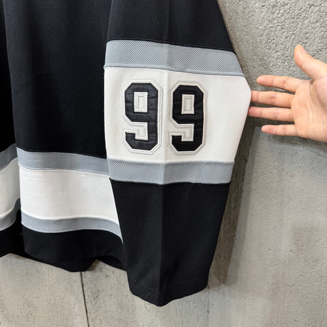 CCM NHL 웨인 그레츠키 빈티지 하키 져지 made in CANADA 상품이미지6
