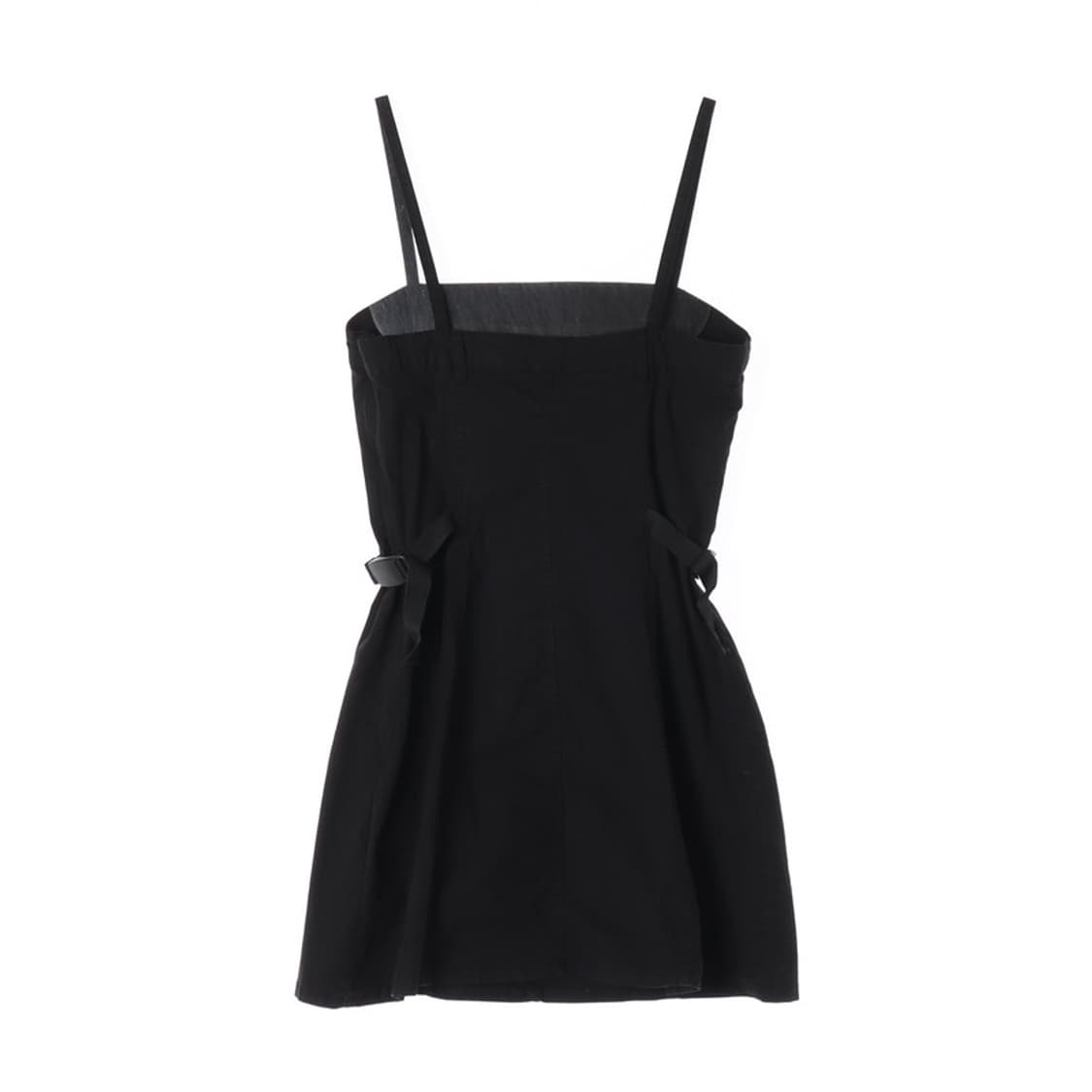 ZARA 블랙 미니멀 스퀘어넥 끈 원피스 XS 상품이미지2