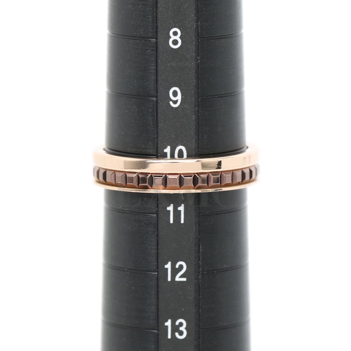 부쉐론 콰트로 반지 웨딩 밴드링 18K 로즈골드 브라운 세라믹 51호 상품이미지10