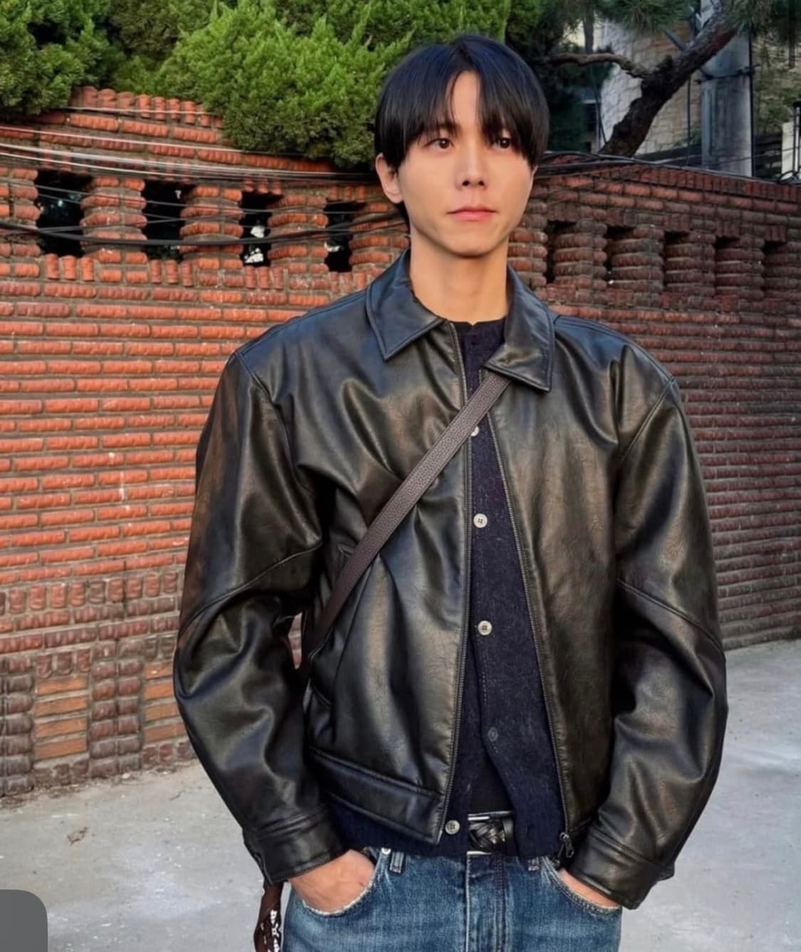 아모멘토 레더 자켓 상품이미지1