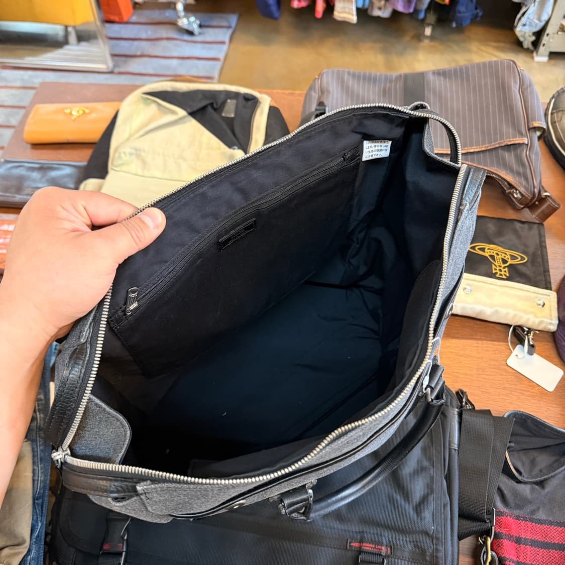 포터 그레이 빅 토트백 숄더백 MADE IN JAPAN 상품이미지7