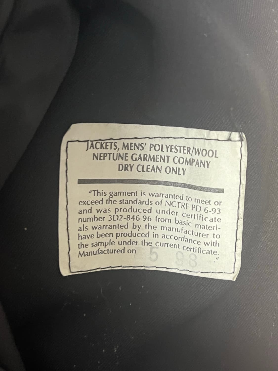 90s U.S. NAVY 투어 자켓 상품이미지4