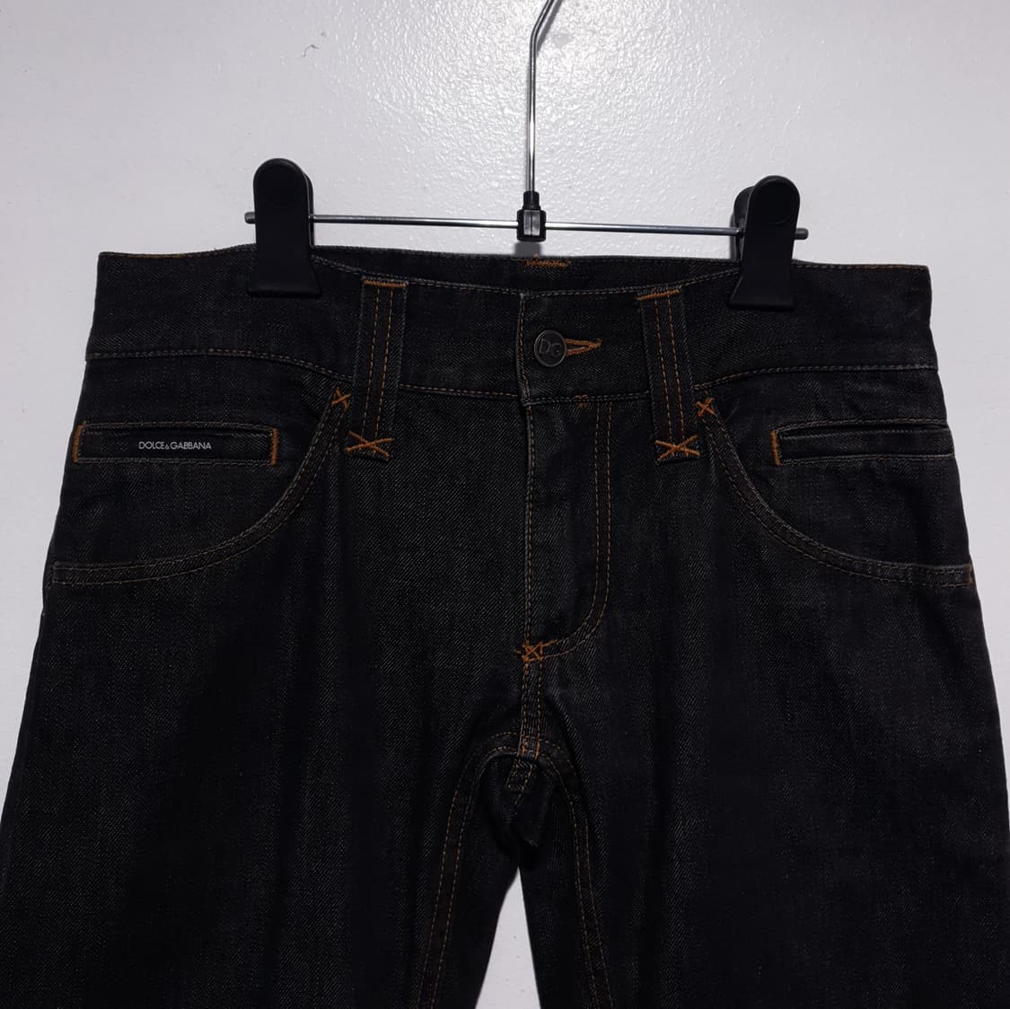 돌체앤가바나 실버 플레이트 DG 인디고 생지 12 데님 팬츠 청바지 44 상품이미지2
