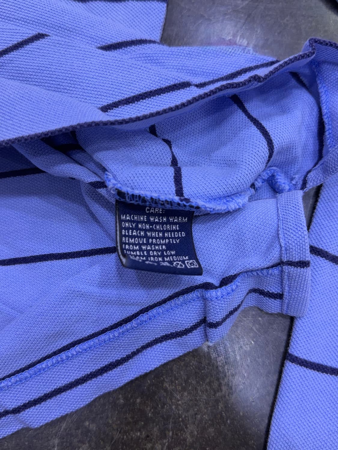 랄프로렌 스포츠 폴로 스트라이프 긴팔티 pkt 카라티 우먼스 L 상품이미지6