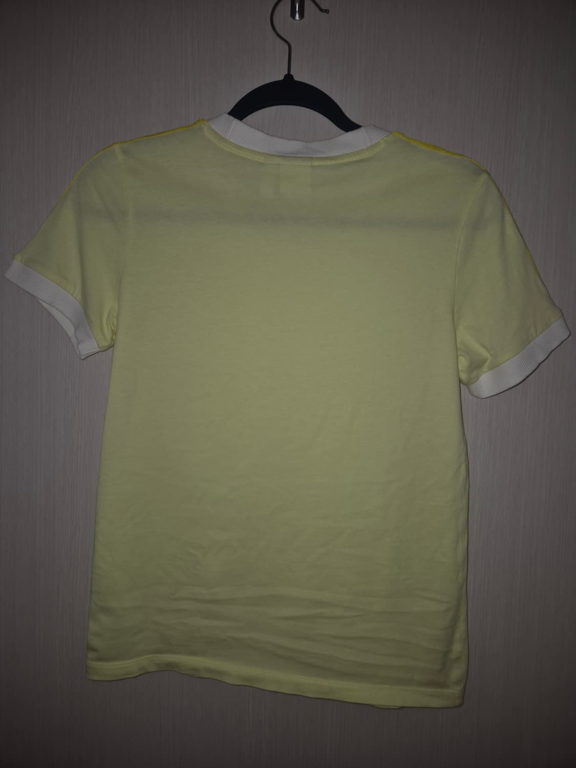 핀터깔 ] 아디다스 삼선 반팔 티셔츠 레몬 병아리🐣 S 상품이미지4