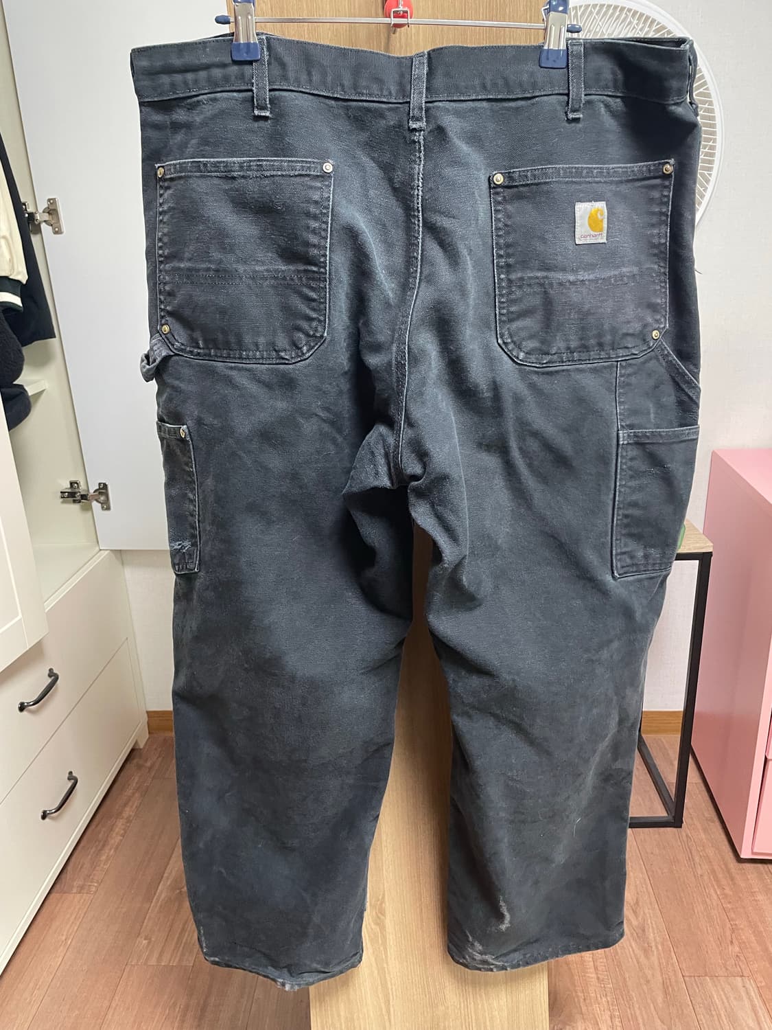 칼하트 더블니 카펜터 블랙 상품이미지2