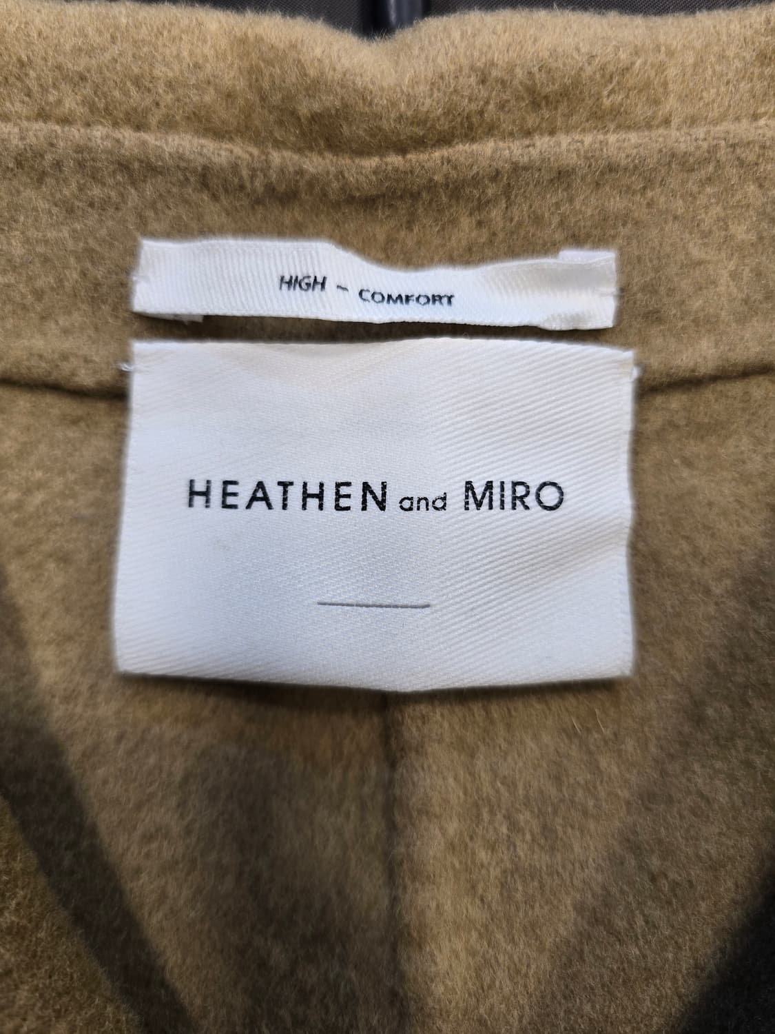 히든 앤 미로 핸드메이드 남성 울 자켓 숏코트 95 상품이미지8