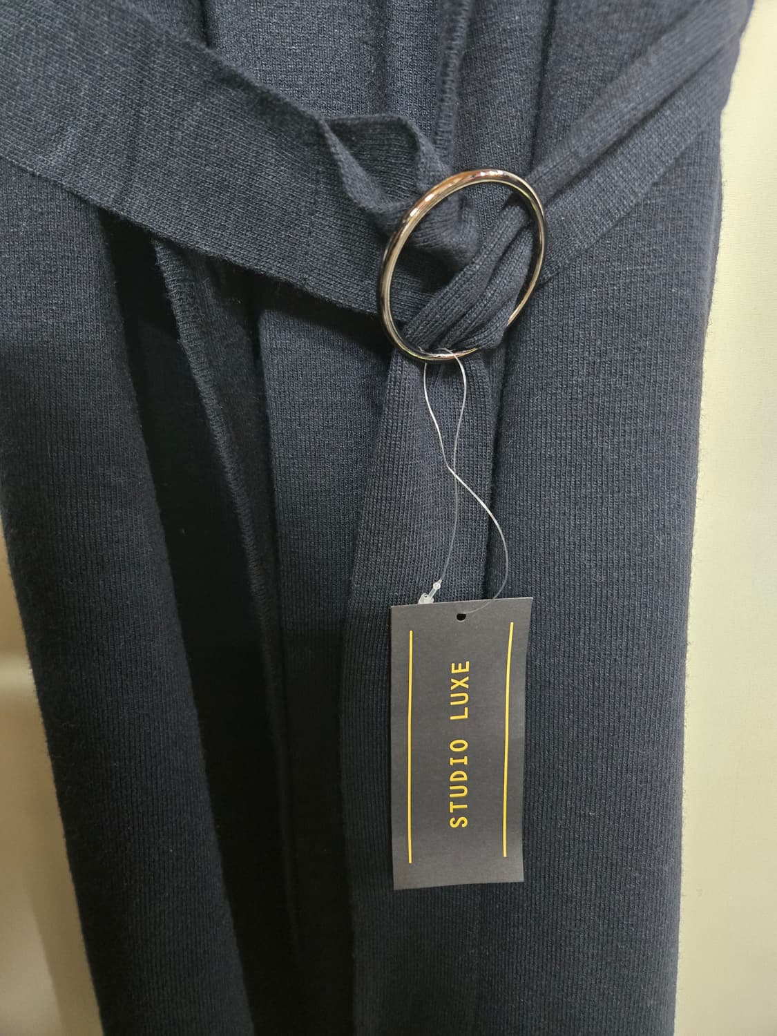 새제품)STUDIO LUXE 스튜디오럭스 니트 롱 베스트 M (55-66 상품이미지3