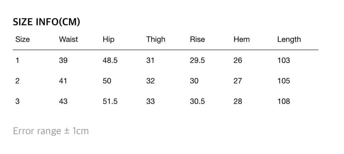 타일레 카나비 슬랙스 블랙 1사이즈 판매합니다 상품이미지5