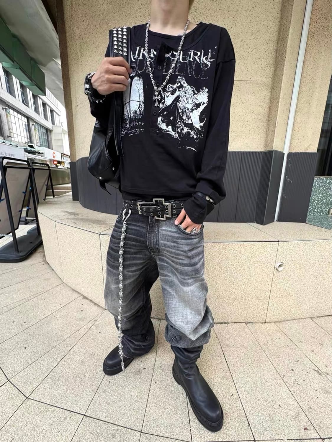 Burnish Wave Wide Jeans 상품이미지2