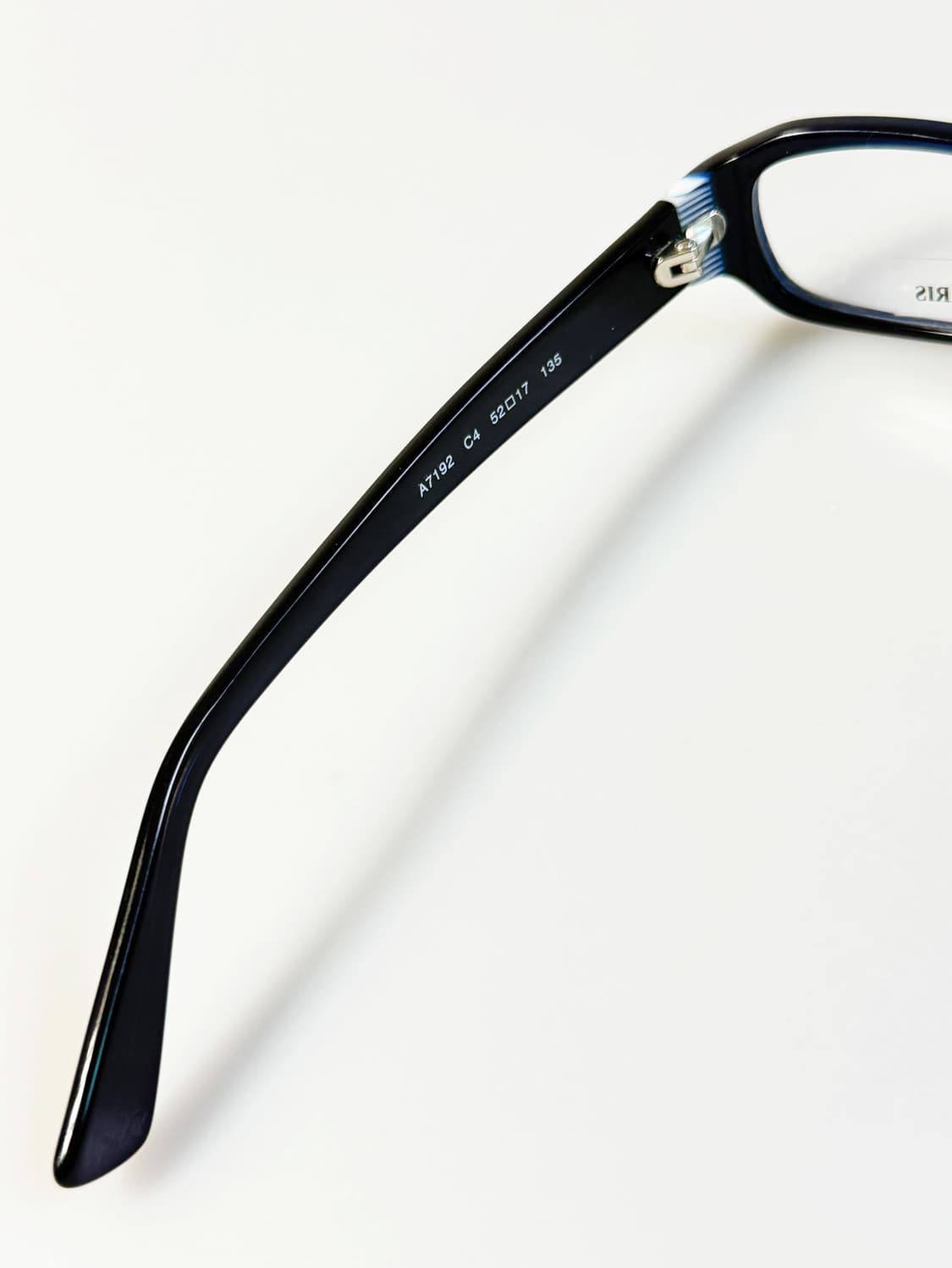 SS.PARIS 네이비 블랙 뿔테 스퀘어 프레임 빈티지 안경 상품이미지7