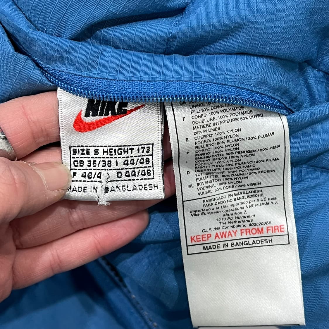 나이키 올드스쿨 리버시블 다운패딩 s08493 상품이미지10