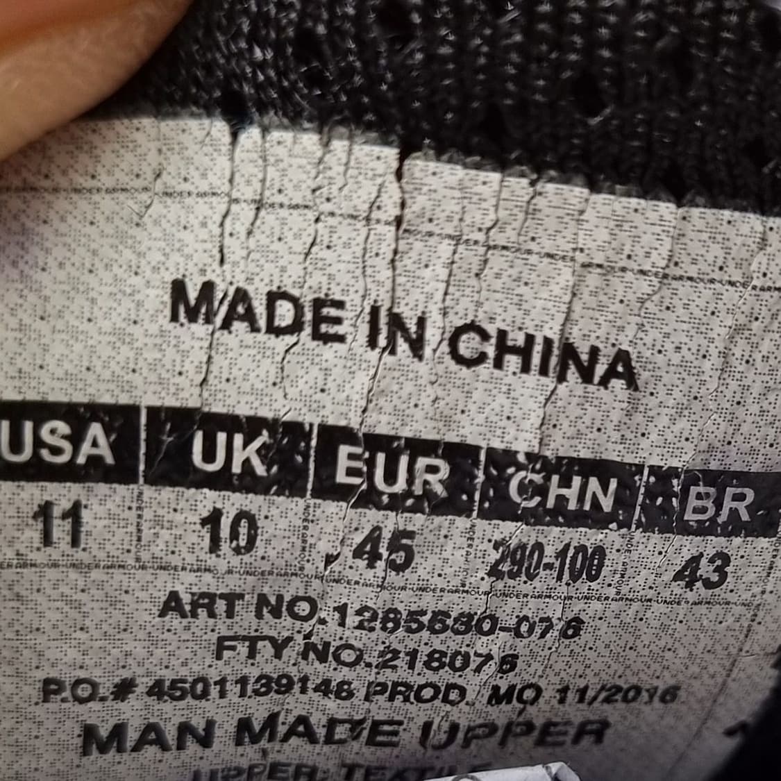 언더아머 차지드 스피드폼 남성런닝화290. 상품이미지6