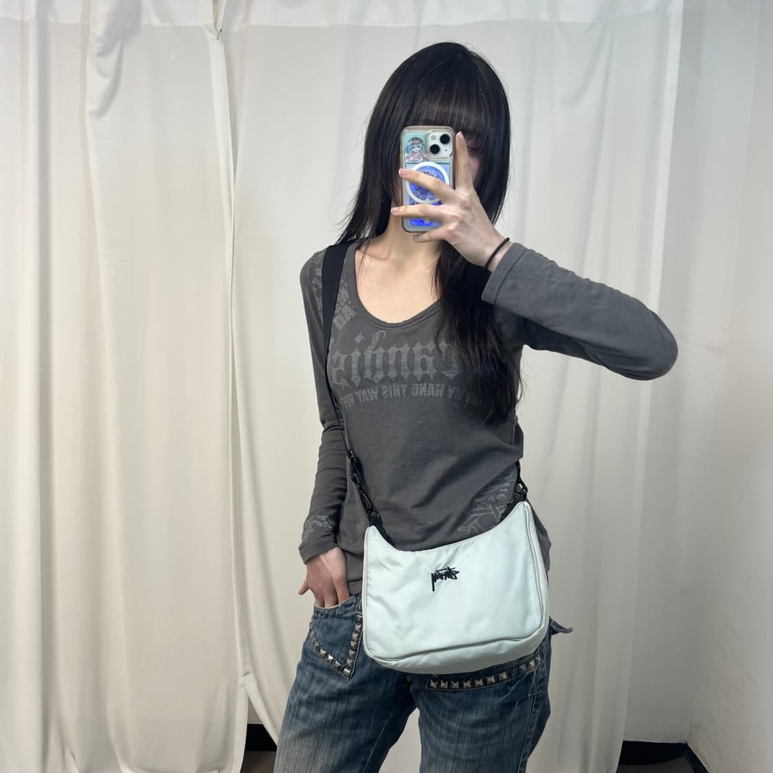 Stussy stock hobo bag (사용감)  상품이미지2