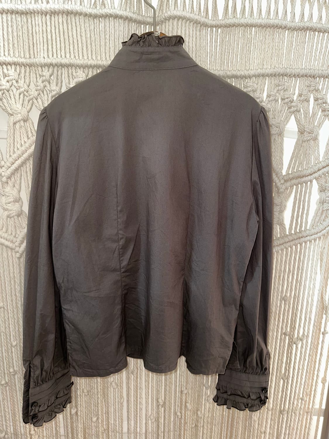 로맨틱 프릴 하이넥 셔츠 상품이미지5