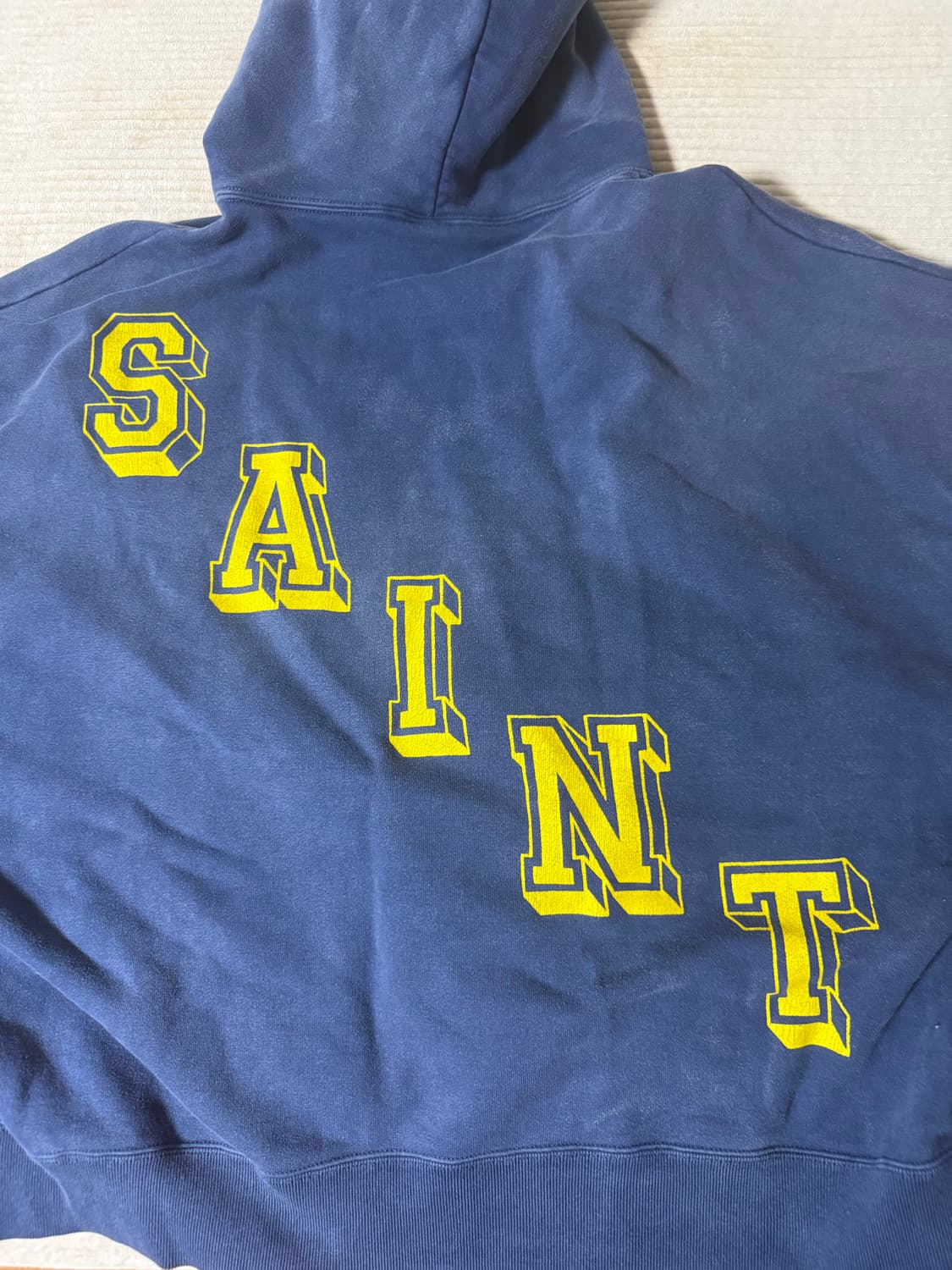 [L] 세인트미카엘 조던오마주 후드 엔젤오브데스 24fw 네이비 상품이미지6