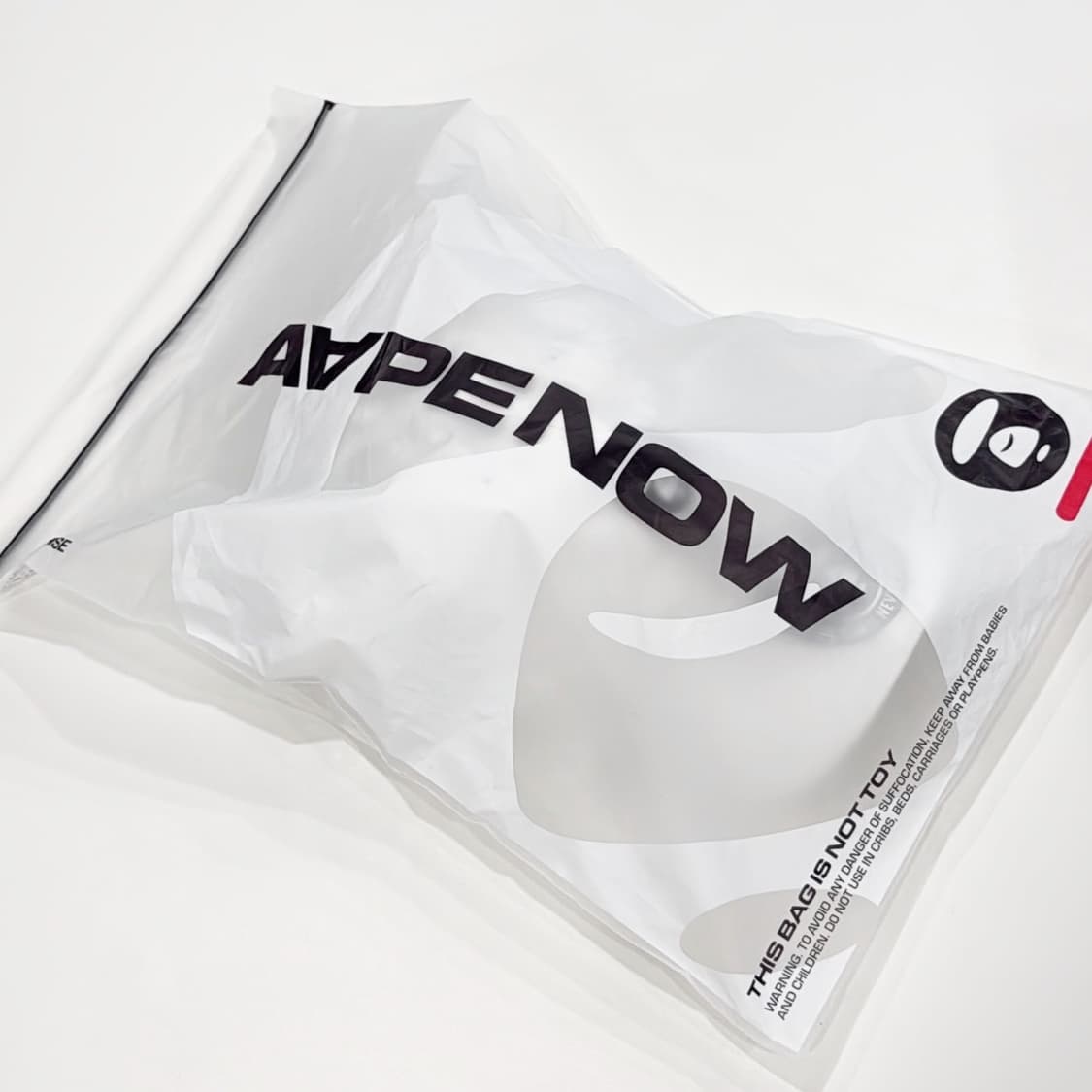 (새상품) 에이프 AAPENOW 문페이스 로고 캡 모자 화이트 볼캡 상품이미지9