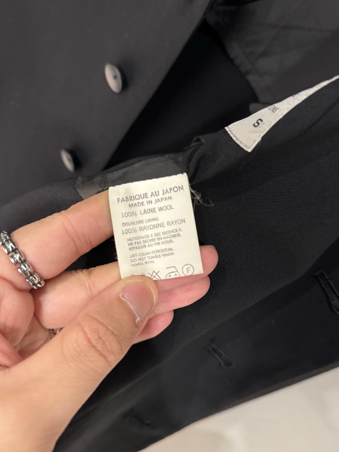 요지 야마모토 아방가르드 언발란스 자켓 상품이미지9