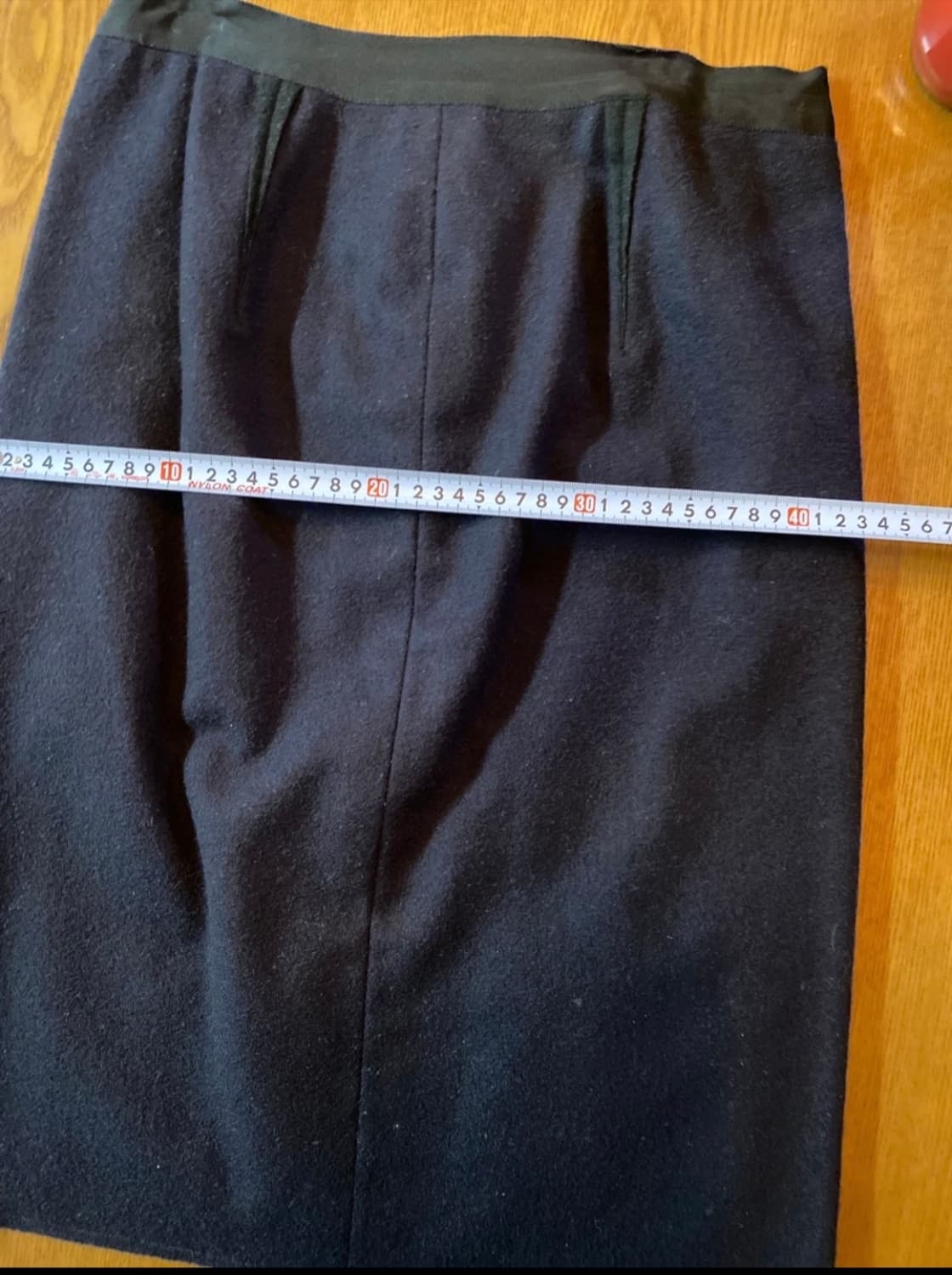 [정품] 지방시(GIVENCHY) 네이비 울 미디 스커트 (38) 상품이미지3