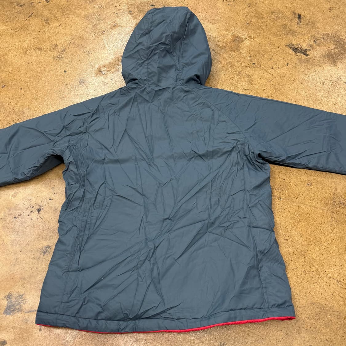 [정품/L] 몽벨 경량 후드 패딩 레드 b18 상품이미지7