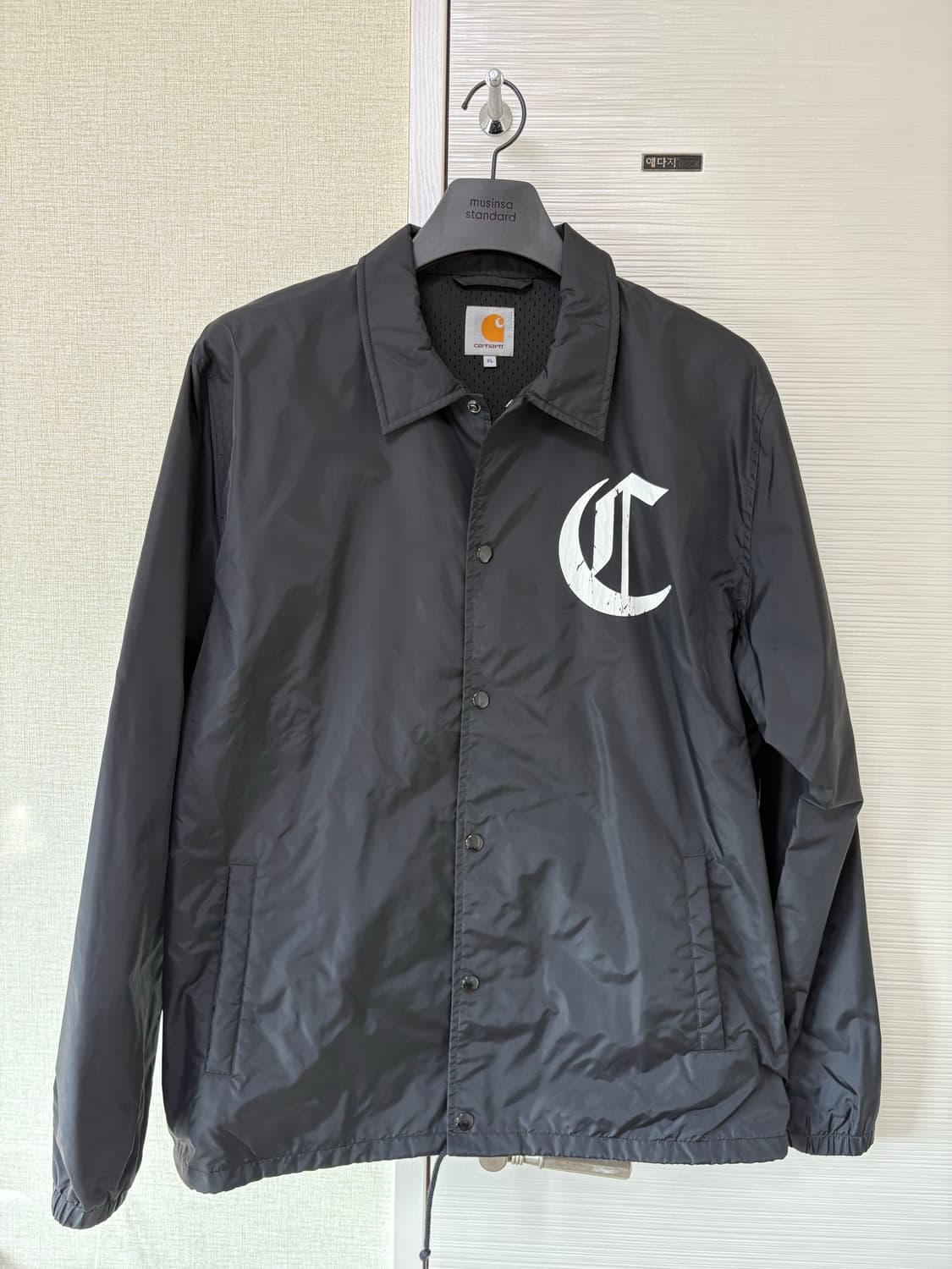 칼하트 WIP 코치 자켓 블랙 XL 상품이미지1