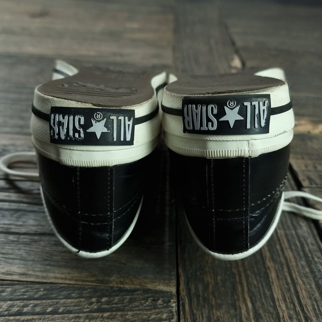 [컨버스 재팬] 원스타 로우 레더 스니커즈 블랙 M19236 상품이미지6