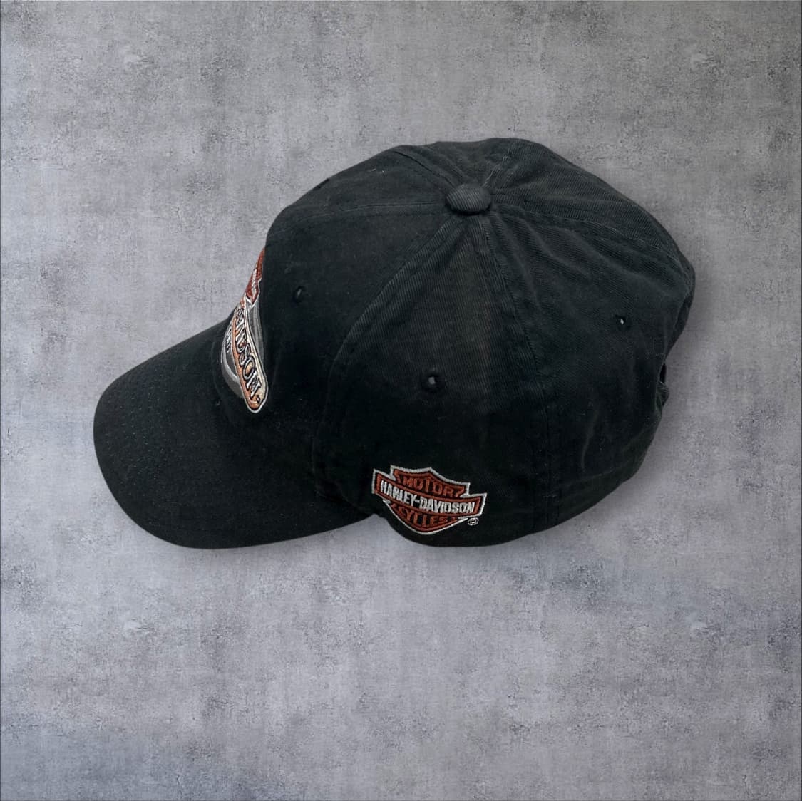 할리 데이비슨 블랙 컬러 클래식 로고 볼캡 상품이미지2