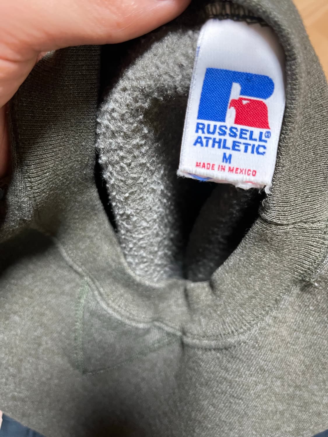 러셀 애슬레틱 90s 빈티지 스웻셔츠 다크그린  상품이미지4