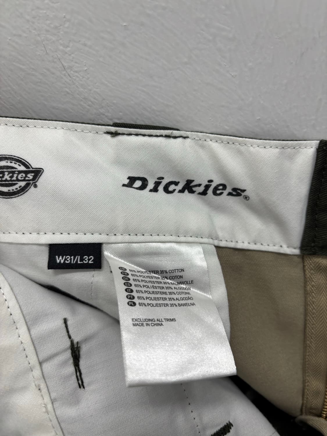 디키즈(Dickies) 컬러 블록 스트레이트 워크 팬츠 상품이미지4